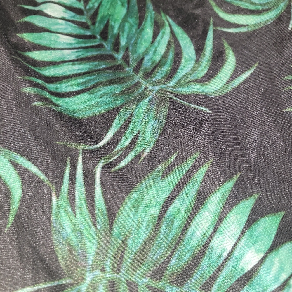 Palm Print Dress - Picture 5 of 7